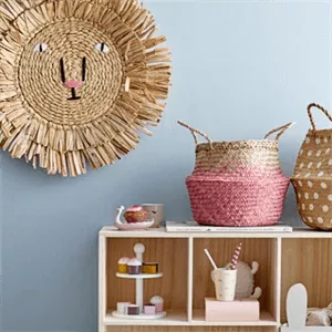 Bloomingville Basir Water Hyacinth Lion Decoration